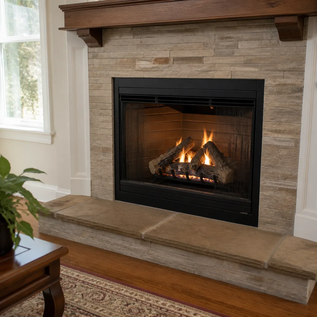 Gas fireplace service